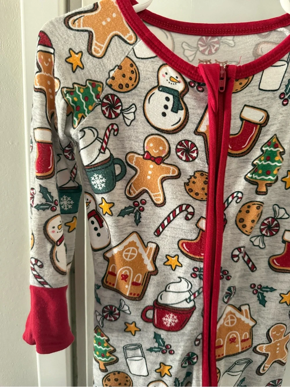 Little Sleepies Christmas Themed Bamboo One-Piece Pajamas